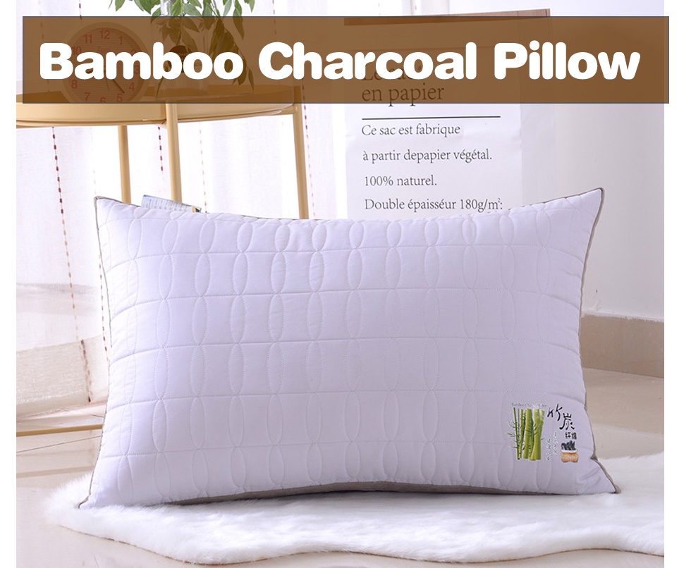 Bamboo Charcoal Anti Dust Mite Pillow-1